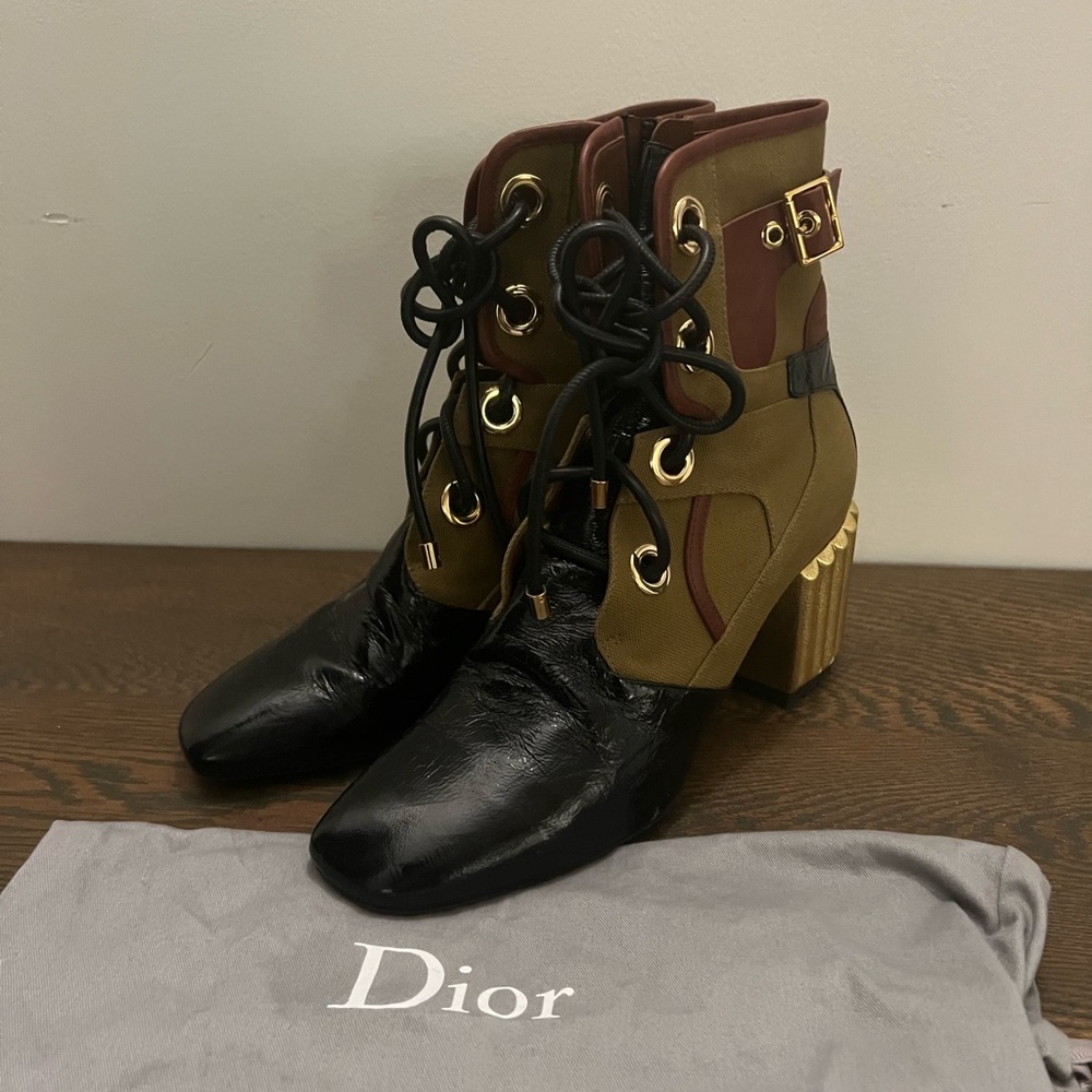 Christian Dior Military Boots Sz. 40